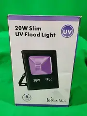 Laluce Natz 20 Watt Slim UV Flood Light IP65 In/Outdoor DJ Blacklight Tst/Works