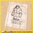 Vacuum Storage Hanging Bag Reusable Bag for Clothes Down Overcoat (67x90cm) .