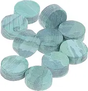 ULDIGI 10pcs Dark Green Abalone Inlay Dots for Mandolin Banjo Guitar Durable Fingerboard Dots Material Professionally Crafted Shape