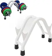 Topyond Dumbbell Rack Stand Only, Compact Iron Weight Holder 180lb Capacity, Anti Slip Rubber Base with Triangular Design, Home Gym Equipment Storage for Dumbbells