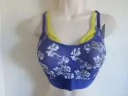 NATORI 32H #752201 GRAVITY CONTOUR UNDERWIRE SPORTS BRA, WILD POPPY, NWT $74