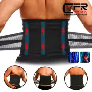Lower Back Pain Relief Lumbar Support Herniated Disc Sciatica Brace Posture Belt