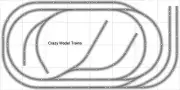 Bachmann E-Z Track Train Layout #006D Train Set HO Scale 4' X 8' DCC Switches