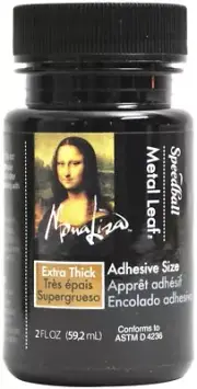 Speedball Mona Lisa Metal Leaf Extra Thick Adhesive-2oz - 3 Pack