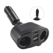 66W Super-Car Charger 12V/24V Dual USB Power Adapter Car Lighter-Socket
