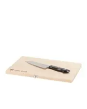 Snow Peak Folding Cutting Board and Knife Set Chopping Block for Kitche