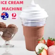New Ice Cream Maker Appliance Soft Serve Shape Portable Homemade Kitchen GIFT