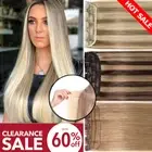 CLEARANCE Double Weft One Piece Clip In Russian Human Hair Extensions 60% OFF HG