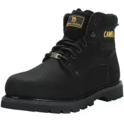 CAMEL Men's Working Shoes Quality Tooling Boots Genuine Leather Army Size 41-46