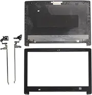 New Compatible for Acer Aspire 3 A315-41 A315-41G A315-33 Rear Lid TOP Case Laptop LCD Back Cover/Front Bezel (Color : A B and Hinges)