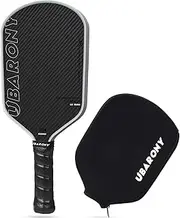 Pickleball Paddle, Carbon Fiber Face with Cushion Grip | Enhanced Spin Control & Power for Indoor/Outdoor Play, Pickle Ball Racket 16MM