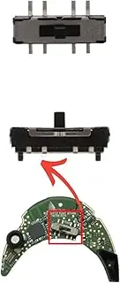 Power Button, Bluetooth Mode, Sliding Spring Switch Replacement for Bose QuietComfort 45 35 I II - Parts, Small, Green/black