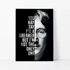 John Lennon Song Lyric Wall Art Poster Print. A3 A2 A1 Large Sizes Available