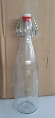 16oz Glass Flip Top Bottle (Case Of 10) Buy Cases Separately Due To Shipping!