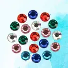 10000 Pcs Acrylic Stickers Nail Art Decorations Round Flatback Gems