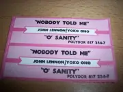 2 John Lennon Nobody Told Me / O Sanity Jukebox Title Strips