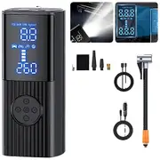 Electric Air Pump with 6000mAh Battery, 150PSI Portable Compressor