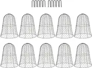 Gearwell Plant Protector, 10 Packs Black Wire Cloche Cover for Garden, Chicken Wire Plant Guard for Outdoor Plant Protection