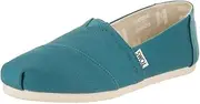 [TOMS] Women's Alpargata Canvas Espadrille, Size: 6.5 B(M) US, Color: Peacock