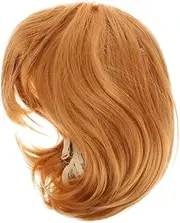 Beaupretty Short Blond Wig for Men Stylish Human Hair Wig for Parties and Weddings