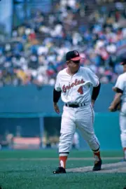 Manager Earl Weaver Of The Baltimore Orioles Heads Back To The Dugout Old Photo