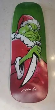 Jason Lee Prime Autographed Grinch Deck "Naughty Seconds" 66/150