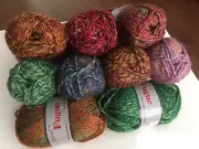 Acrylic Wool Blend yarn with variegated color changes Chunky weight select color