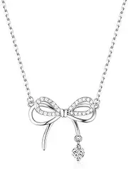 [LuLiyLdJ] Women's Necklace, Personalised Women's Necklace, Friendship Necklace, Suitable for Women, Girls and Mothers Birthday, Christmas, Mother's Day, Valentine's Day, Stainless Steel