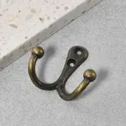 Rustic Metal Coat Hook Door Wall Mounted Hanging for Clothes Towels Bags