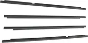 Door and Window Seals 4 Pcs Black Car Outside Windows for Land for Cruiser LC100 1998-2007 Rubber Glass Weatherstrip Seal 75740-60030
