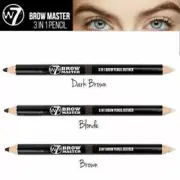 w7 Brow Master 3 in 1 Brow Pencil Definer - You Choose Color
