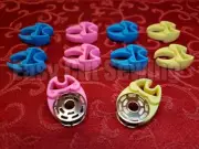 10 Bobbin Holder Clamps Thread Buddies Clips Sewing Machine Notions Embroidery
