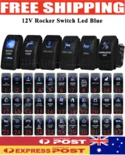 12V Waterproof Marine Rocker Switch SPST/DPDT ON/OFF Blue LED for Carling ARB