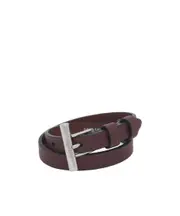 Alexander McQueen T-Bar Double Wrap Bracelet One size deep red
