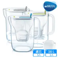 在飛比找蝦皮商城優惠-【BRITA】Style 3.6L純淨濾水壺【濾心五入特惠組