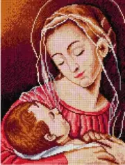 "Our Lady" Printed Canvas for Tapestry Gobelin Embroidery Orchidea 1762