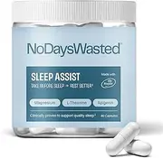 Magnesium Sleep Supplement - Magnesium Threonate, Chelated Magnesium Bisglycinate, L-Theanine & Apigenin - Sleep Assist - Powerful Blend for Better Sleep and Restful Nights - 60 Capsules