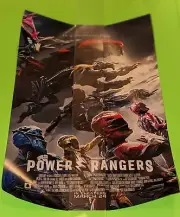 4 AUTHENTIC POWER RANGERS - ORIGINAL UNUSED PROMO Movie Poster Lot 13.5" X 20"