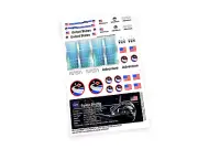 CUSTOM STICKERS for SPACE SHUTTLE ADVENTURE Set 10213 TOYS MODELS ETC