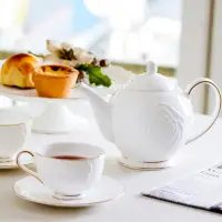 在飛比找momo購物網優惠-【Royal Duke】典雅玫瑰英式下午茶組(下午茶 咖啡杯