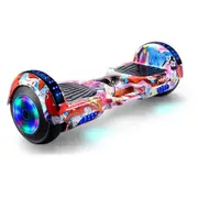 Chinoiserie Bluetooth Self Balancing Electric Scooter Kids Flash Wheel Hoverboard Skateboard