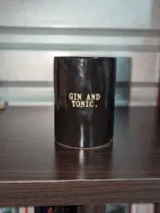 Rae Dunn Black Gin Fizz Scented Candle - gin & tonic