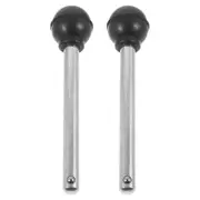 Weight Bench Pins Iron Ball Head Locking Pins Replacement Pin Home Fitness 2Pcs Black 13.00X3.00X3.00CM