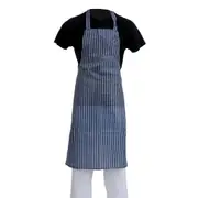 EDLP Whites Water Resistant Apron Blue/White Stripe