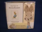 NIB Tale of Peter Rabbit Beatrix Potter Gift Set Book Blanket Lovey Baby Toddler