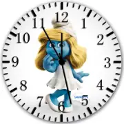 Smurfs Smurfette Frameless Borderless Wall Clock Nice For Gifts or Decor W304