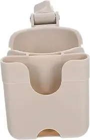 Kisangel Cup Holder for Stroller Bike Wheelchair Shopping Cart Holder Phone Bottle Organizing Rack Pp Abs Construction