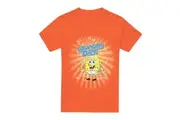 SpongeBob SquarePants Mens Laundry Day! T-Shirt (Orange) - UTTV6594