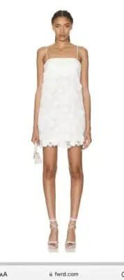 Zimmermann Raie Lace Flower Mini dress - New With Tags