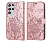 Shock-absorb Protection Case for Samsung Galaxy S21 Ultra - Rose Gold